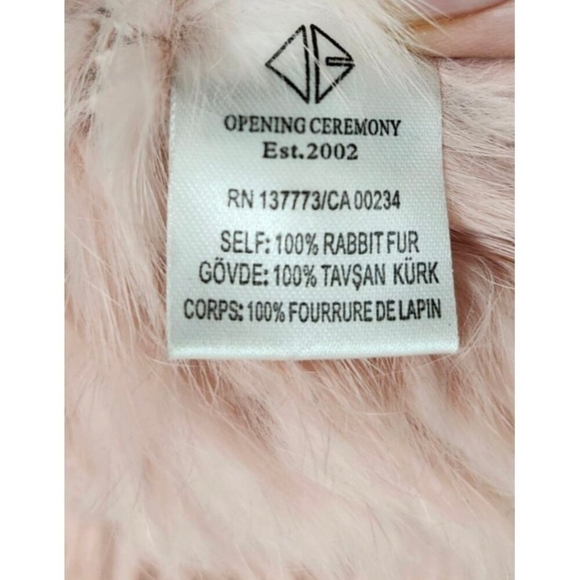Opening Ceremony Pink Angora Rabbit Fur Crewneck Sweater Size M - Picture 10 of 15
